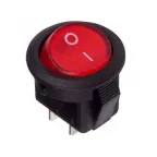                  Выключатель клавишный круглый 250В 6А (2с) ON-OFF красн. (RWB-213 SC-214 MRS-102-8) Rexant 36-2560
               