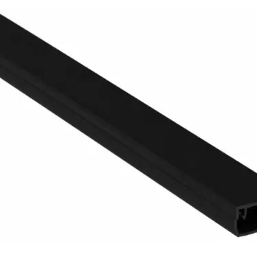 Кабель-канал 16х16 L2000 пластик Plast черн. EKF kk-16-16b