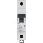                  Выключатель автоматический модульный 1п C 25А 4.5кА RX3 ИЭК Leg 419666
               