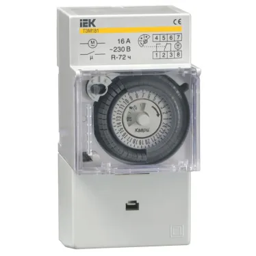 Таймер аналоговый ТЭМ-181 16А 230В на DIN-рейку KARAT IEK MTA20-16