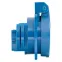 Розетка панельная 112 скрытая 2P+PЕ 16А 220В IP44 с защ. крышкой EKF ps-112-16-220