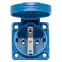 Розетка панельная 112 скрытая 2P+PЕ 16А 220В IP44 с защ. крышкой EKF ps-112-16-220