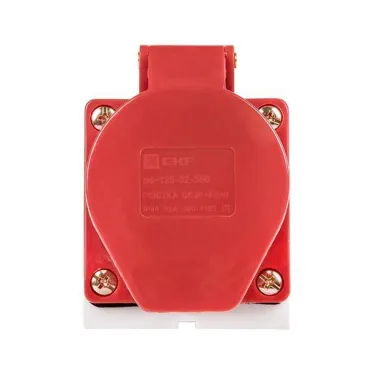Розетка наружн. уст. 32А 380В 3P+РЕ+N IP44 (125) EKF ps-125-32-380