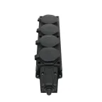 Колодка удлинителя 4-м MultiSet 16А 250В IP44 с заземл. каучук черн. SE MST4104BK