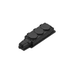 Колодка удлинителя 3-м MultiSet 16А 250В IP44 с заземл. каучук черн. SE MST4103BK