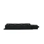 Колодка удлинителя 4-м MultiSet 16А 250В IP44 с заземл. каучук черн. SE MST4104BK