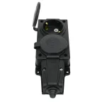 Колодка удлинителя 2-м MultiSet 16А 250В IP44 с заземл. каучук черн. SE MST4102BK