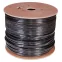 Кабель витая пара F/UTP кат.5e 4х2х24AWG solid PE OUTDOOR медь наружн. прокл. черн. (м) PROCONNECT 01-0154