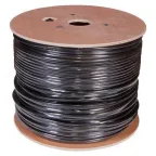 Кабель витая пара F/UTP кат.5e 4х2х24AWG solid PE OUTDOOR медь наружн. прокл. черн. (м) PROCONNECT 01-0154