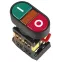 Кнопка APBB-22N "I-O" d22мм 1з+1р 240В неон IEK BBD10-APBB-K51