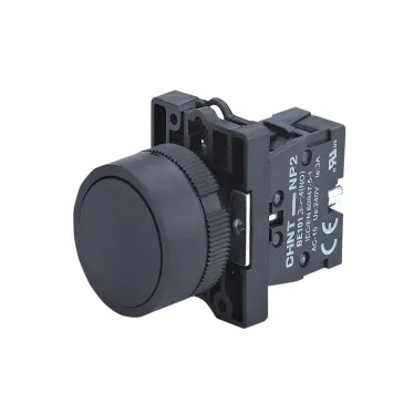 Кнопка управления NP2-EA25 без подсветки 1НО+1НЗ IP40 (R) черн. CHINT 574090