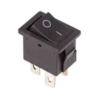 Выключатель клавишный 250В 6А (4с) ON-OFF черн. Mini (RWB-208, SC-768) Rexant 36-2146