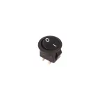 Выключатель клавишный 250В 3А (2с) ON-OFF круглый черн. Micro (RWB-105, SC-214) Rexant 36-2510