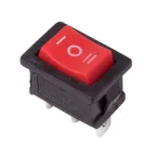 Выключатель клавишный 250В 6А (3с) ON-OFF-ON красн. с нейтралью Mini (RWB-205, SC-768) REXANT 36-2144