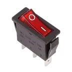 Выключатель клавишн. 250В 15А (3с) ON-OFF красн. с подсветкой (RWB-404, SC-791, IRS-101-1C) Rexant 36-2210