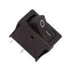 Выключатель клавишный 250В 6А (2с) ON-OFF черн. Mini (RWB-201, SC-768) Rexant 36-2110