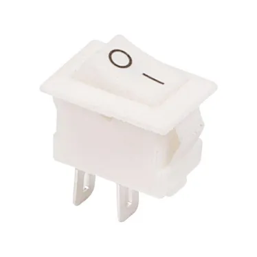 Выключатель клавишный 250В 3А (2с) ON-OFF бел. Micro (RWB-101) Rexant 36-2012