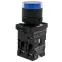 Кнопка управления NP2-BW3665 плоская 1НО+1НЗ AC/DC230В (LED) IP40 (R) син. CHINT 575725