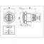 Кнопка антивандальная d16 Б/Фикс (2с винт) OFF-(ON) сфера (A16-A2) Rexant 36-3230