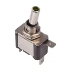 Тумблер 12В 20А (3с) ON-OFF 1п с зел. LED подсветкой (ASW-07D) Rexant 36-4333