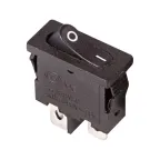 Выключатель клавишный 250В 6А (2с) ON-OFF черн. Mini (RWB-103, SC-766, MRS-101-5) Rexant 36-2050
