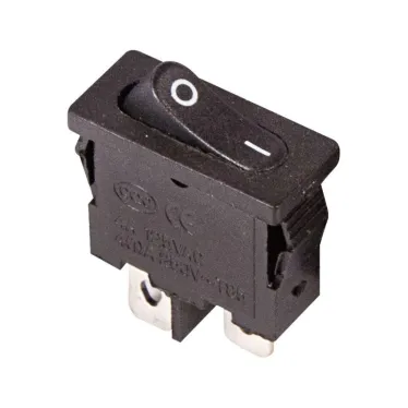 Выключатель клавишный 250В 6А (2с) ON-OFF черн. Mini (RWB-103, SC-766, MRS-101-5) Rexant 36-2050
