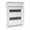 Основание силового щита Nova с DIN-рейками 24мод. IP41 PROxima EKF nv-pbase-24
