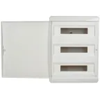 Корпус ЩРВ-П-54 TEKFOR IP41 бел. дверь пластик. IEK TF5-KP13-V-54-41-K01-K01