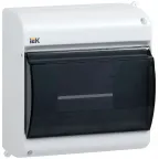 Корпус ОП КМПн 2/6 Krepta 3 IP30 для 6-х авт. выкл. прозр. крышка пластик. бел. IEK MKP42-N-06-30-09
