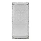 Основание силового щита Nova с DIN-рейками 48мод. IP41 PROxima EKF nv-pbase-48