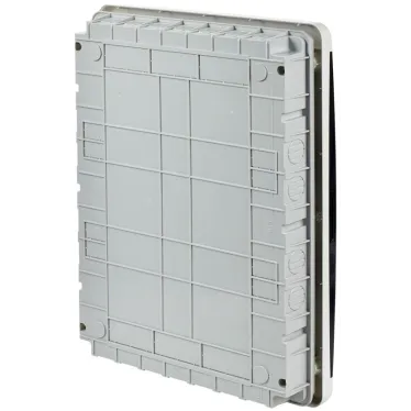 Корпус ЩРВ-П-54 TEKFOR IP41 черн. прозр. дверь пластик. IEK TF5-KP12-V-54-41-K01-K03