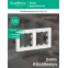 Рамка 2-м AtlasDesign универс. бел. SE ATN000102