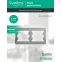 Рамка 2-м Glossa горизонт. алюм. SE GSL000302