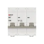                 Выключатель автоматический модульный 3п C 80А 10кА ВА 47-100 PROxima EKF mcb47100-3-80C-pro
               