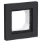 Рамка 1-м AtlasDesign Aqua IP44 карбон SE ATN441001