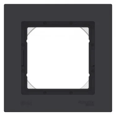 Рамка 1-м AtlasDesign Aqua IP44 карбон SE ATN441001