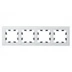 Рамка 4-м AtlasDesign Nature стекло бел. SE ATN320104