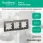 Рамка 3-м AtlasDesign универс. мокко SE ATN000603