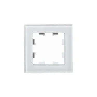 Рамка 1-м AtlasDesign Nature стекло бел. SE ATN320101