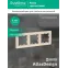 Рамка 3-м AtlasDesign универс. беж. SE ATN000203