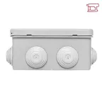 Коробка распределительная ОП 85х85х35мм 12 вводов IP54 сер. Ruvinil 67093