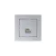 Розетка компьютерная 1-м AtlasDesign RJ45 кат.5E механизм алюм. SE ATN000383