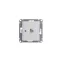 Розетка компьютерная 1-м СП Glossa RJ45 кат.5E механизм бел. SE GSL000181K