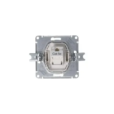 Розетка компьютерная 1-м AtlasDesign RJ45 кат.5E механизм алюм. SE ATN000383