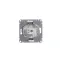 Розетка компьютерная 1-м СП Glossa RJ45 кат.5E механизм бел. SE GSL000181K