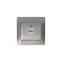 Розетка компьютерная 1-м Glossa RJ45 кат.5E механизм платина SE GSL001281K