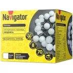 Гирлянда светодиодная 61 838 NGF-B02-70CW-10-8m-230-BL-IP44 Navigator 61838