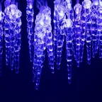 Гирлянда светодиодная "Нить" "Сосульки" 3.8м 20LED син. IP20 220В дл. провода 2.5м Эра Б0055995