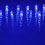 Гирлянда светодиодная "Нить" "Сосульки" 3.8м 20LED син. IP20 220В дл. провода 2.5м Эра Б0055995