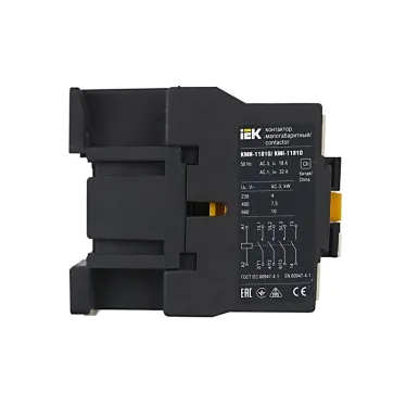 Контактор КМИ-11810 18А 230В/АС3 1НО KARAT IEK KKM11-018-230-10